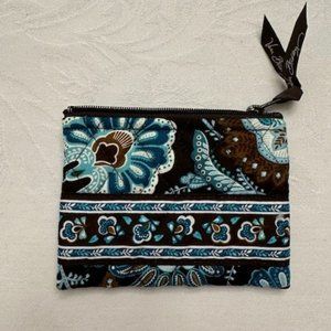 NWOT Vera Bradley Coin Purse in Java Blue - EXCELLENT COND